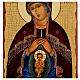 Icono Virgen del ayuda en el parto ruso 42x30 cm découpage s2