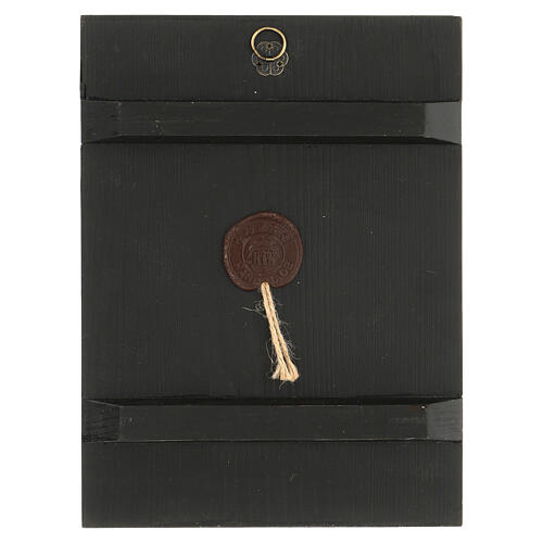 Russian quadripartite icon of the Mother of God, Black and Gold, 12x8 in 4