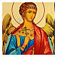 Guardian Angel icon Black and Gold Russian style 30x20 cm s2