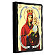 Icon of the Guarantor of Sinners, Russian style, Black and Gold, 12x8 in s3