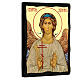 Russian icon Black and Gold Guardian Angel 18x24 cm s3