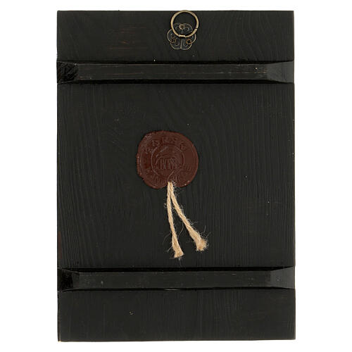 Ikona rosyjska Gorejący Krzew, Black and Gold, 18x24 cm 4