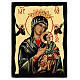 Black and Gold Russian icon of Perpetual Help, 5x7 in s1