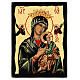 Icono ruso Perpetuo Socorro Black and Gold 14x18 cm s1