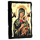 Icono ruso Perpetuo Socorro Black and Gold 14x18 cm s3