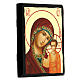 Russian-style icon "Black and Gold" of Our Lady of Kazan, 5x7 in s3