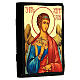 Russian-style icon "Black and Gold" of the Guardian Angel, 5x7 in s3