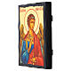Icona Angelo Custode stile Black and Gold 14x18 cm  s2