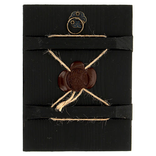 Ikona rosyjska Pantokrator, styl Black and Gold, 14x18 cm 4