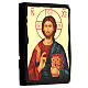 Ikone, Christus Pantokrator, russischer Stil, Serie "Black and Gold", 18x14 cm s3