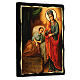 Black and Gold Style Russian Icon Healing 18x24 cm s3