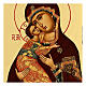 Black and Gold Vladimirskaya Russian Icon 18x24 cm s2