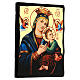 Russian icon, Black and Gold, Our Lady of Perpetual Help, 7x10 in s3