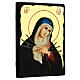Icona russa Sette dolori Black and Gold 18x24 cm s3