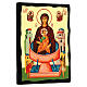 Icono Virgen de la Fuente de Vida estilo ruso Black and Gold 18x24 cm s3