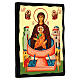 Icona Madonna della Sorgente di vita stile russo Black and Gold 18x24 cm  s3