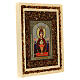 Icona Madonna della Coppa Infinita ambra 21X18 cm Russia s2