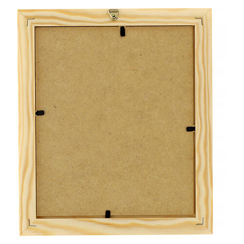 Ikone, Madonna von Donskaya, Holz und Bernstein, 21x18 cm 3