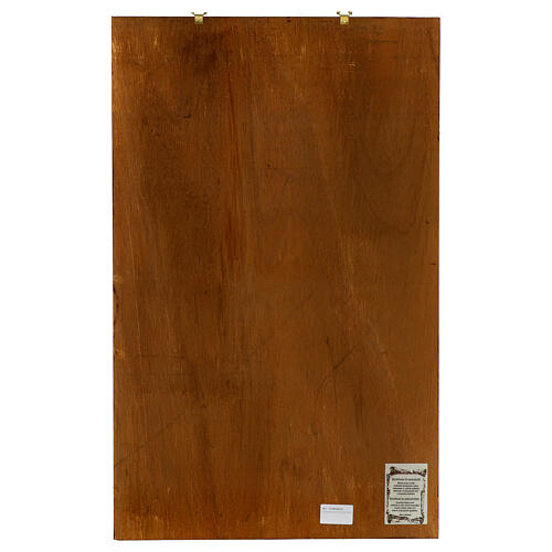 Icono San Miguel pintado a mano Rumanía 80x50 cm 6