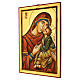 Icono rumano pintado Virgen Eleusa 60x40 cm s3