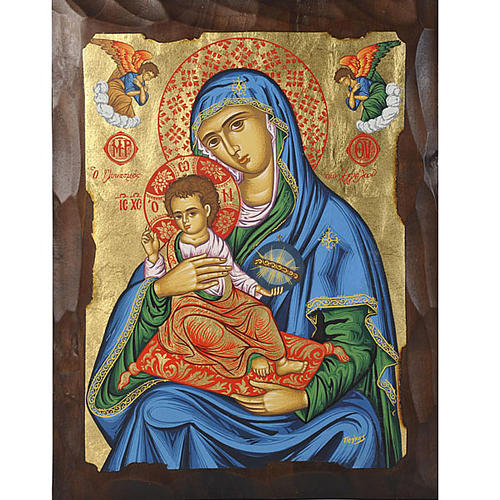 Vierge Glikasmos bleue 2