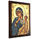 Icona Madre di Dio gioia e sollievo manto blu s3