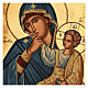 Ícone Mãe de Deus Alegria e Consolo capa azul s2