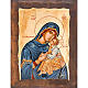 Icona Madre di Dio Eleousa manto blu s1