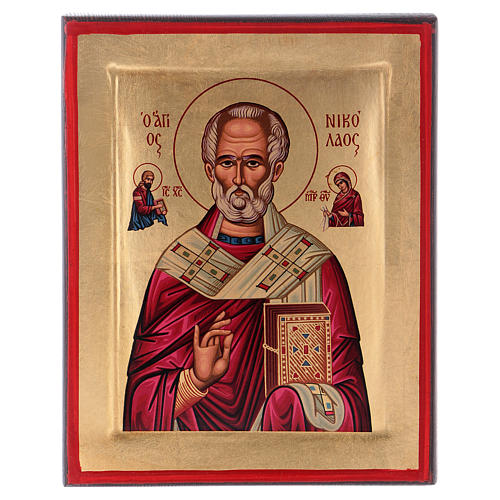 Ikone Heiliger Nikolaus Siebdruck 1