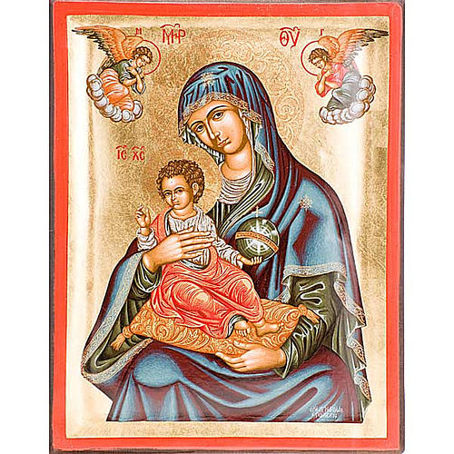 Ikona Matka Boża Grecja serigrafowana 1