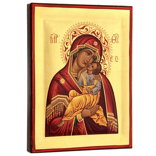 Icona greca serigrafata Vergine Glikofilussa 3