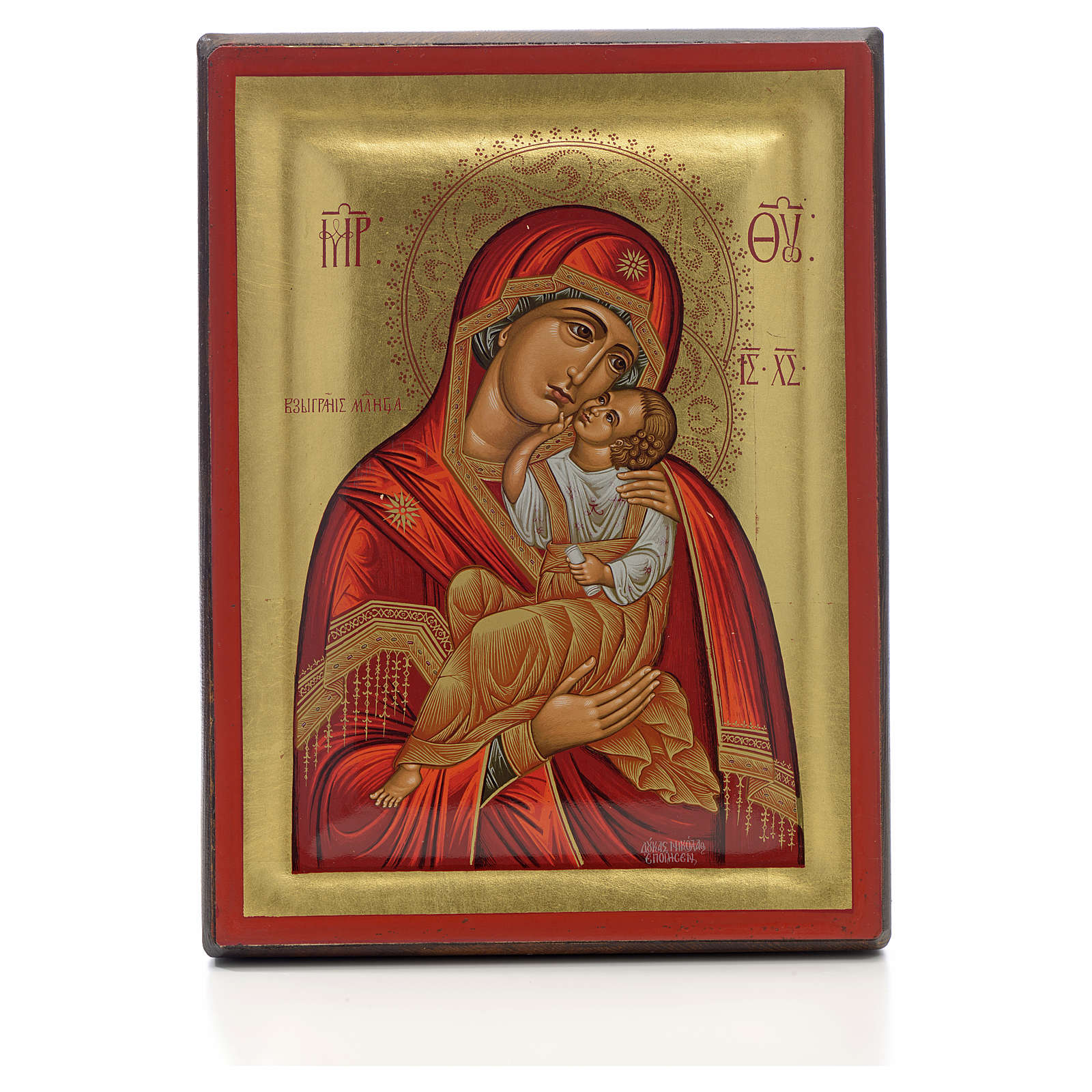 Ikona Grecka Serigrafowana Dziewica Glykofilusa Sprzedaż Online Na Holyart 0285