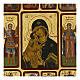 Ícone Vladimirskaya passos da vida de Cristo s2