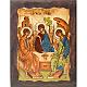 Rublev's Icon of the Holy Trinity with engraved edges s1