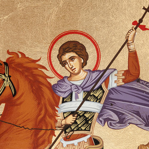 Icona San Demetrio serigrafata Grecia 2