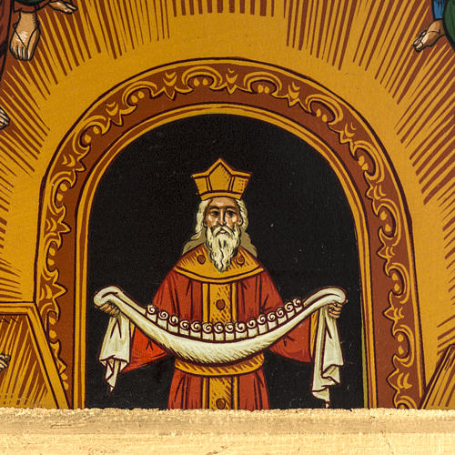 Icona Grecia serigrafia Pentecoste 31x24 2