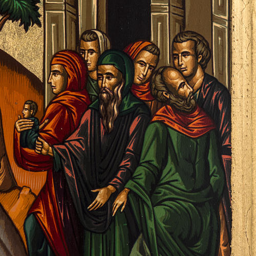 Entry into Jerusalem icon, Greece, silkscreen printing 31x24cm 3