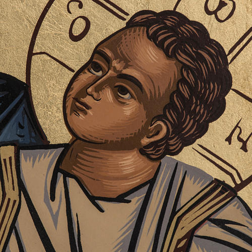 Virgin Mary Eleusa icon, Greece, silkscreen printing 3