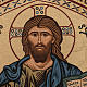 Griechische Siebdruck Ikone Christus Morreale, 16x22cm. s2