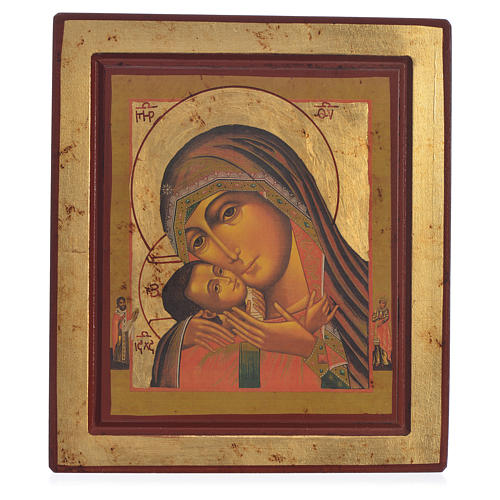 Siebdruck Ikone Gottesmutter von Korsun aus Griechenland 1