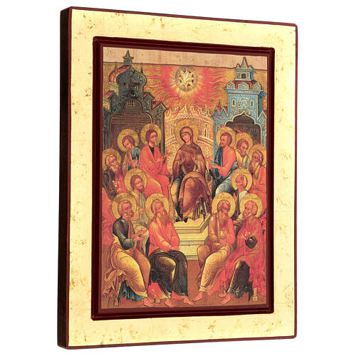 Greek Serigraphy icon, Descent of the Holy Spirit 3