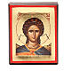 Greek silk-screened icon Saint Michael Archangel 15x10 cm s1