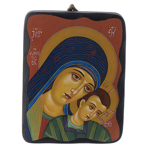 Printed icon Madonna of Kiko 10x13 cm 1