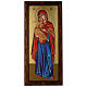 Silk-screen printed Greek icon Our Lady of Vladimir 55x25 cm s1