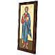 Silk-screen printed Greek icon Christ Pantocrator 55x25 cm s3