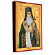 Griechische Ikone, Heiliger Markus, handgemalt und geschnitzt, 32x24 cm s3