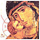 STOCK Ícone grego serigrafado Virgem de Vladimir 30x25 cm s2