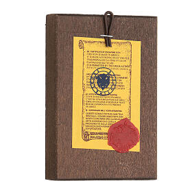 STOCK Ícone grego serigrafado São Nicolau 11x7 cm s3