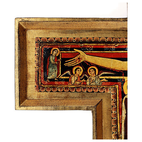 San Damiano cross printed on wood paste 110x80 cm 10