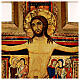 San Damiano cross printed on wood paste 110x80 cm s2